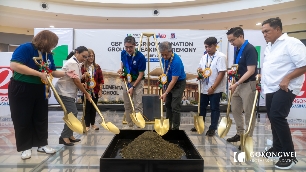 GBF Marks 34th Anniversary with Classroom Donation Groundbreaking in Calasiao
